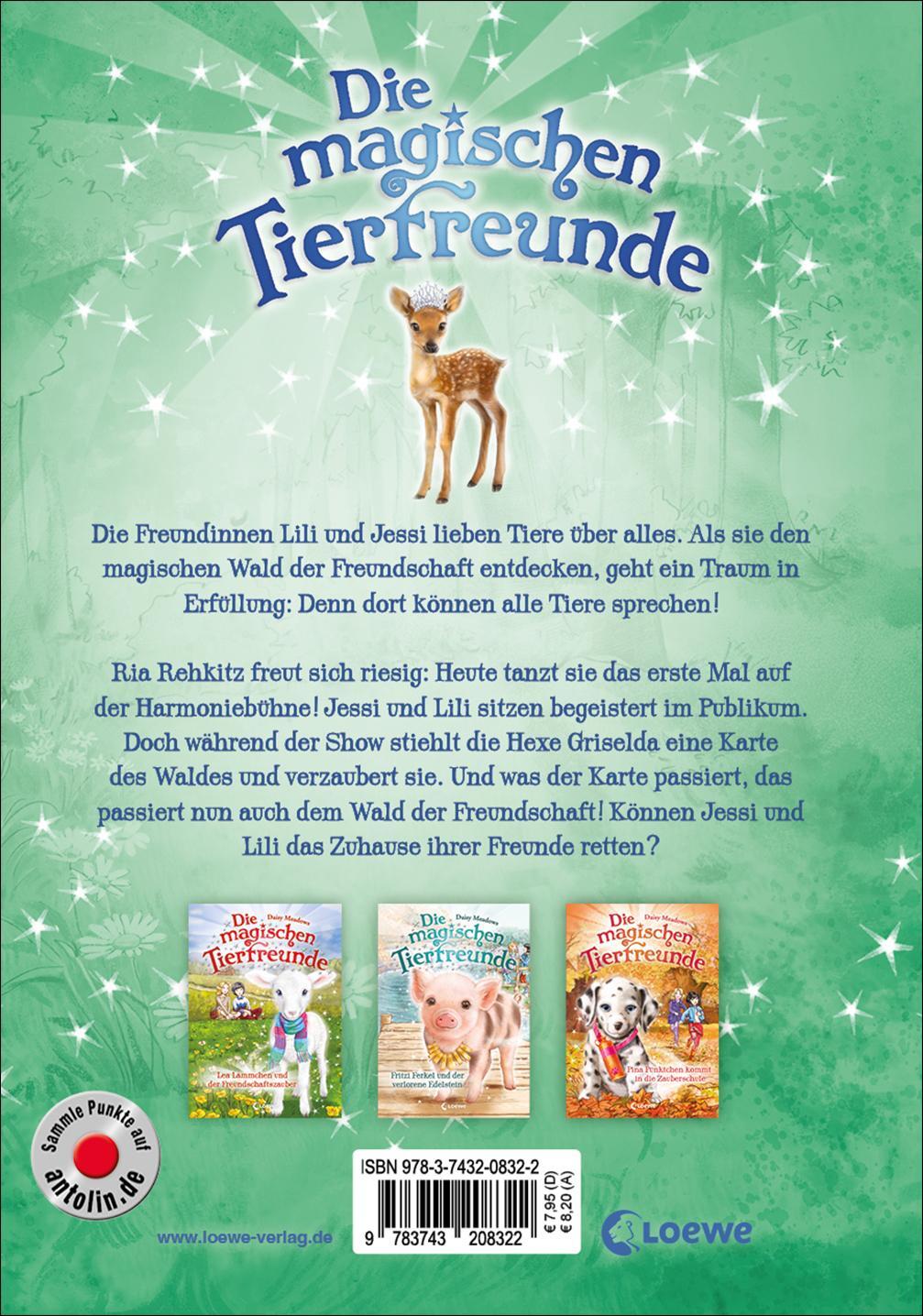 Rückseite: 9783743208322 | Die magischen Tierfreunde (Band 16) - Ria Rehkitz und die...