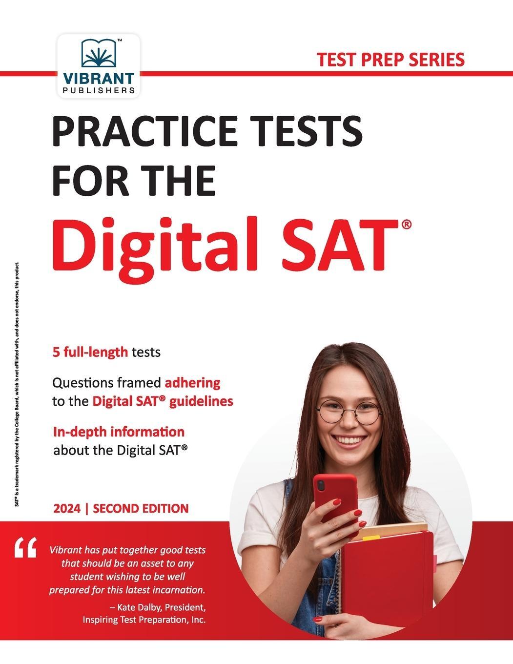 Cover: 9781636511870 | Practice Tests for the Digital SAT | Vibrant Publishers | Taschenbuch