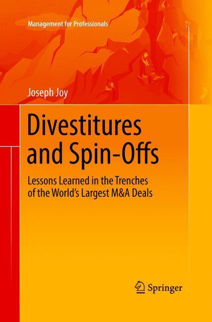 Cover: 9781493985371 | Divestitures and Spin-Offs | Joseph Joy | Taschenbuch | Paperback