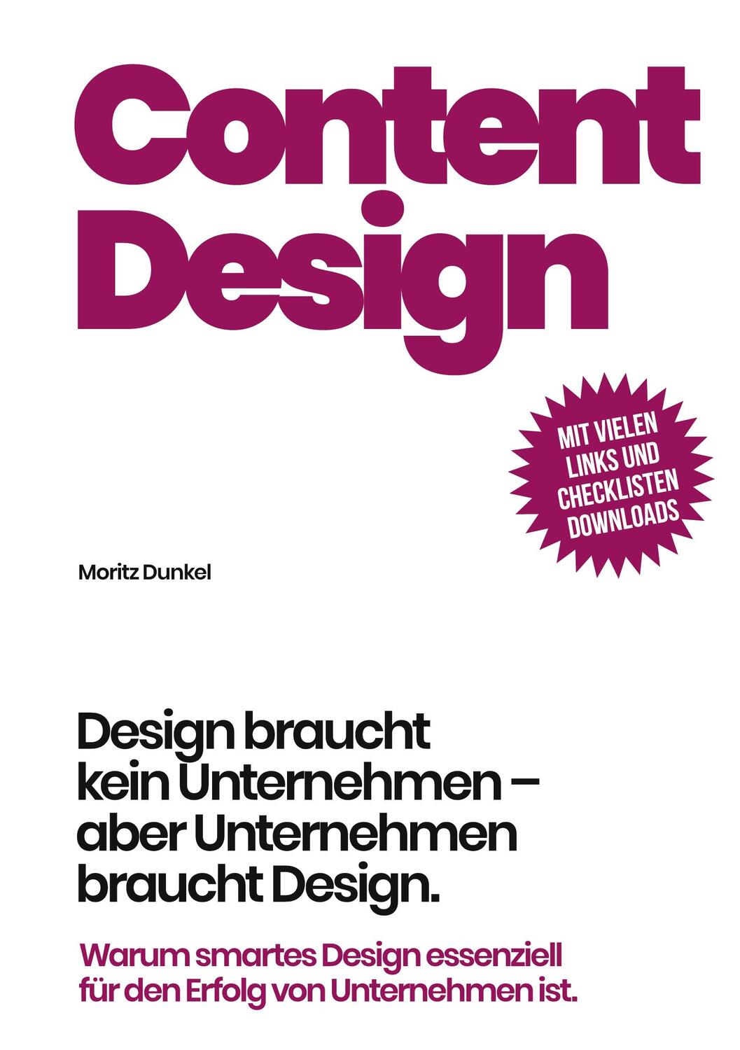 Cover: 9783756201655 | Content Design | Moritz Dunkel | Taschenbuch | Books on Demand