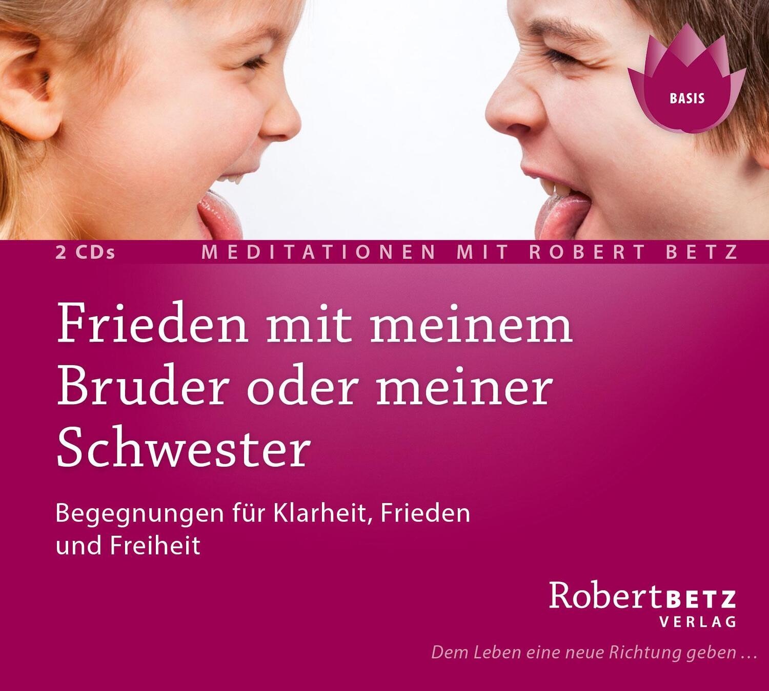 Cover: 9783940503732 | Frieden mit meinem Bruder oder meiner Schwester | Audio-CD | Deutsch