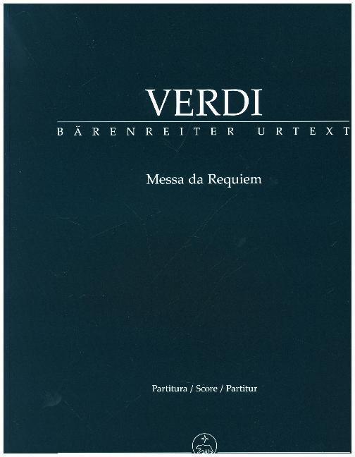 Cover: 9790006541584 | Messa da Requiem, Partitur | Giuseppe Verdi | Buch | Partitur | 2014
