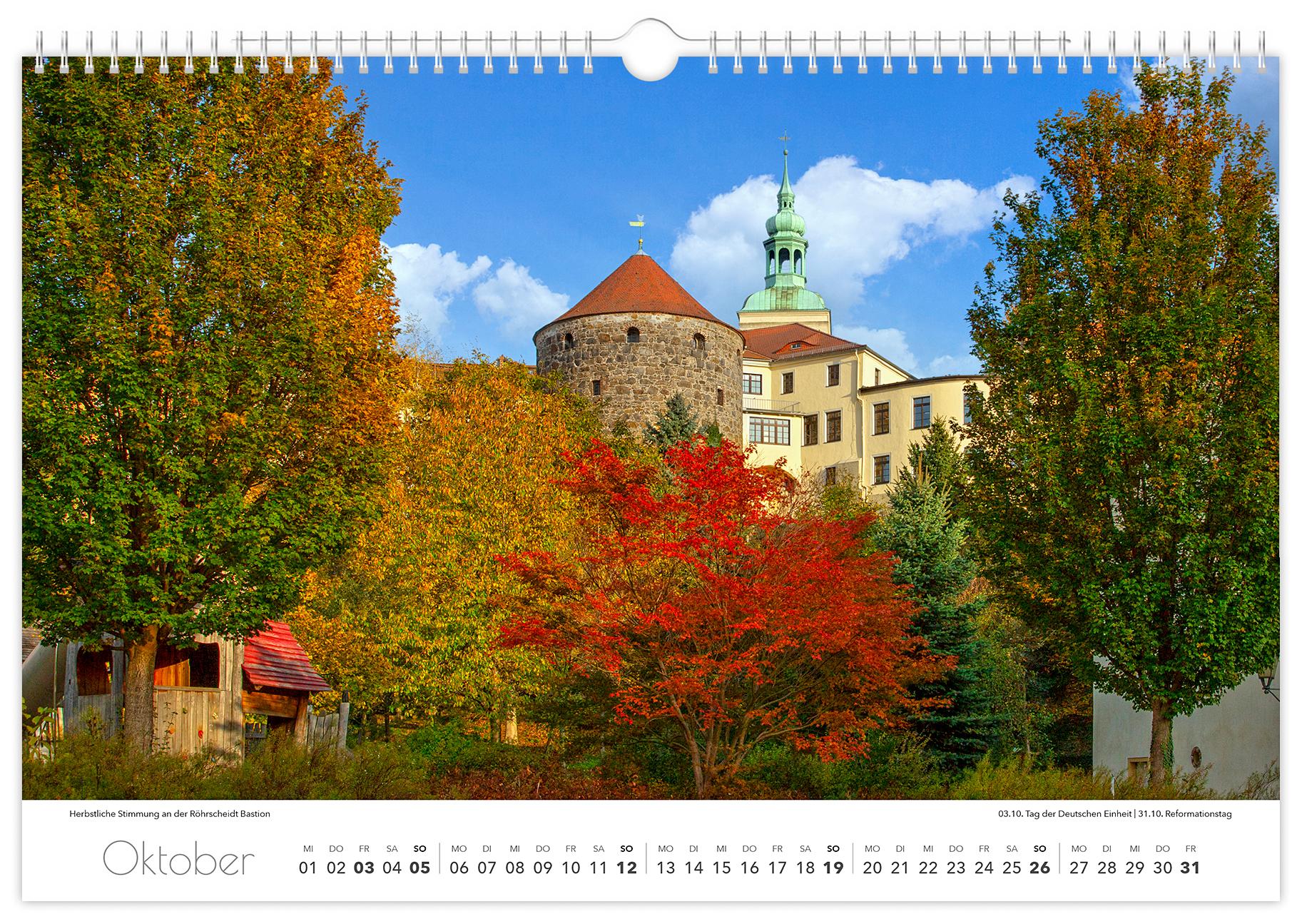 Bild: 9783910680531 | Kalender Bautzen 2025 | 45 x 30 cm weißes Kalendarium | Peter Schubert