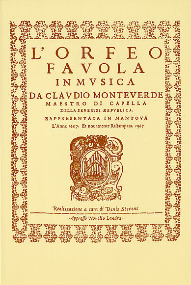 Cover: 9780853602620 | Claudio Monteverdi: l'Orfeo - Favola in Musica Sv.318 | Taschenbuch