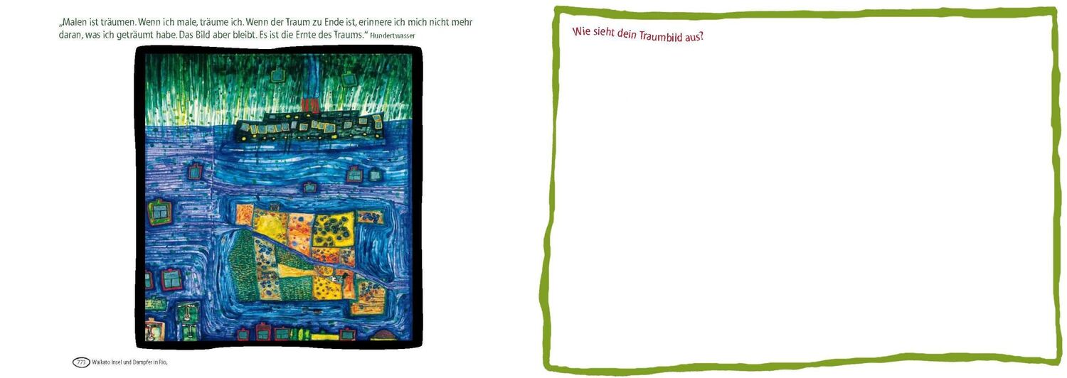 Bild: 9783791340975 | Kunst-Malbuch Hundertwasser | Doris Kutschbach | Taschenbuch | 32 S.