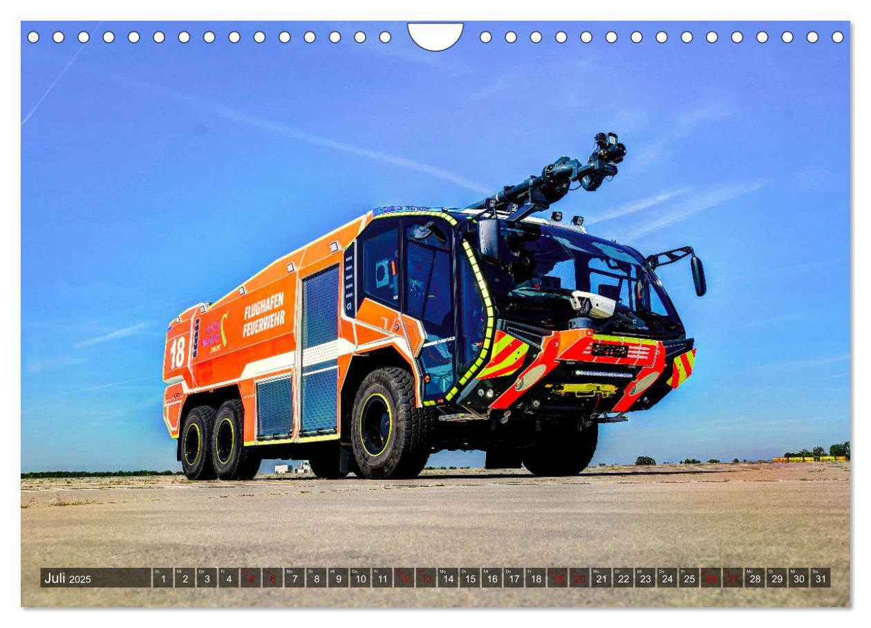 Bild: 9783383861611 | Feuerwehrfahrzeuge (Wandkalender 2025 DIN A4 quer), CALVENDO...