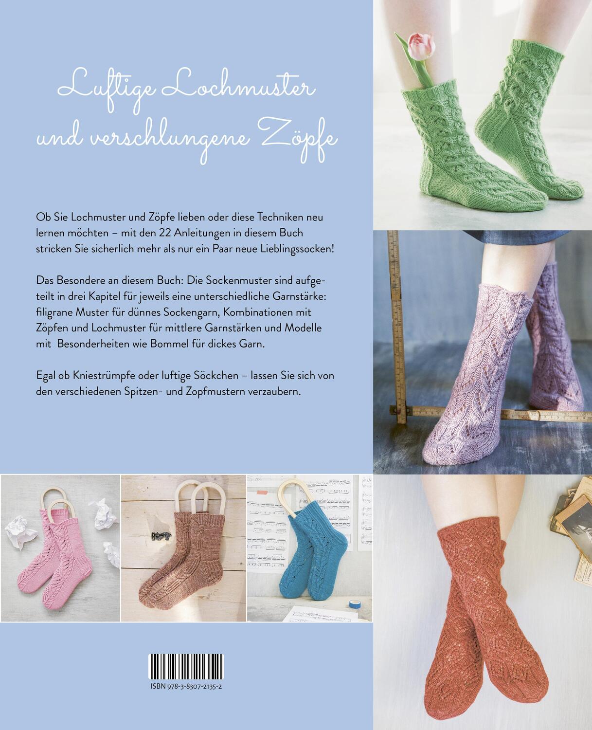 Rückseite: 9783830721352 | Zauberhafte Lace-Socken | Merja Ojanperä | Taschenbuch | 160 S. | 2023