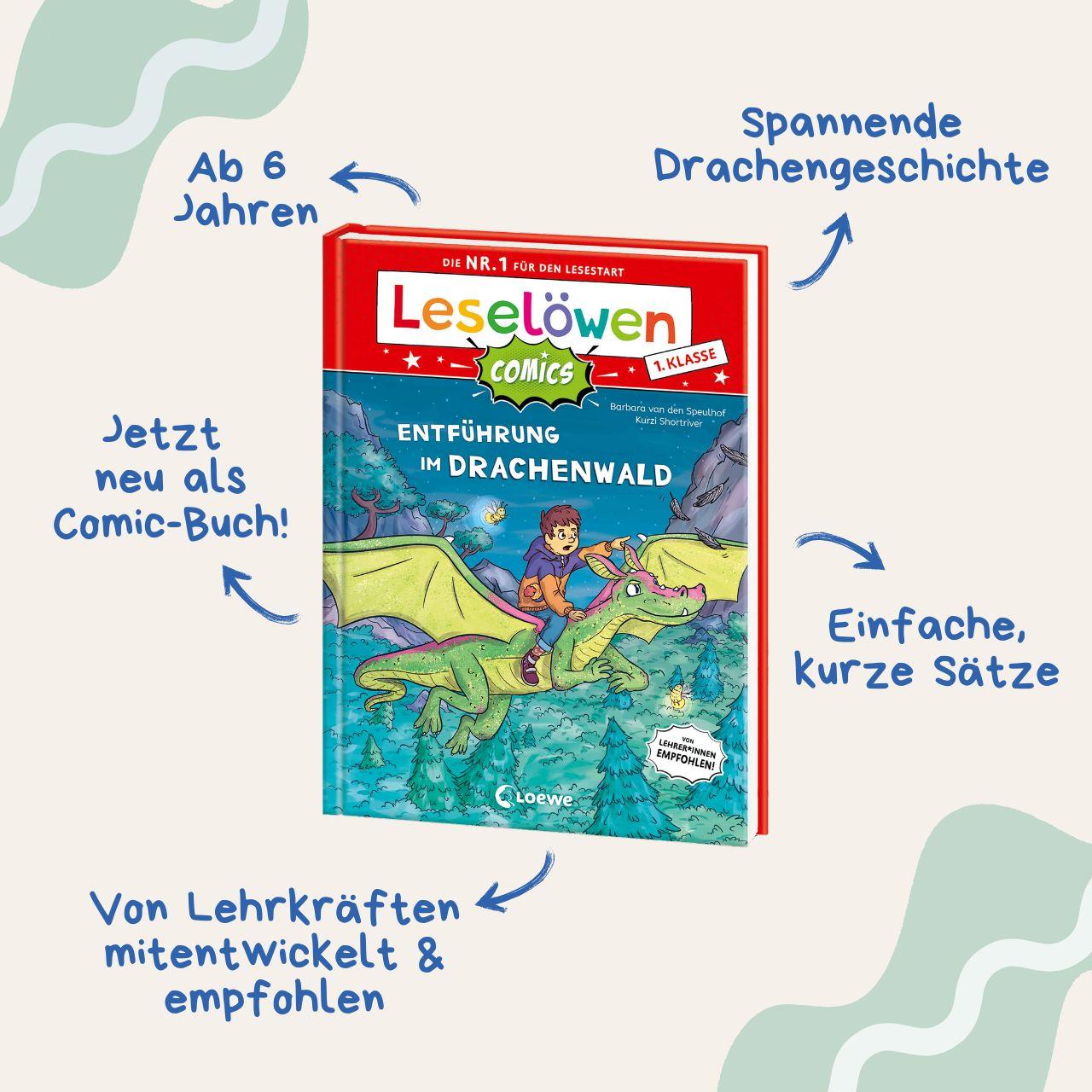 Bild: 9783743218536 | Leselöwen Comics 1. Klasse - Entführung im Drachenwald | Speulhof