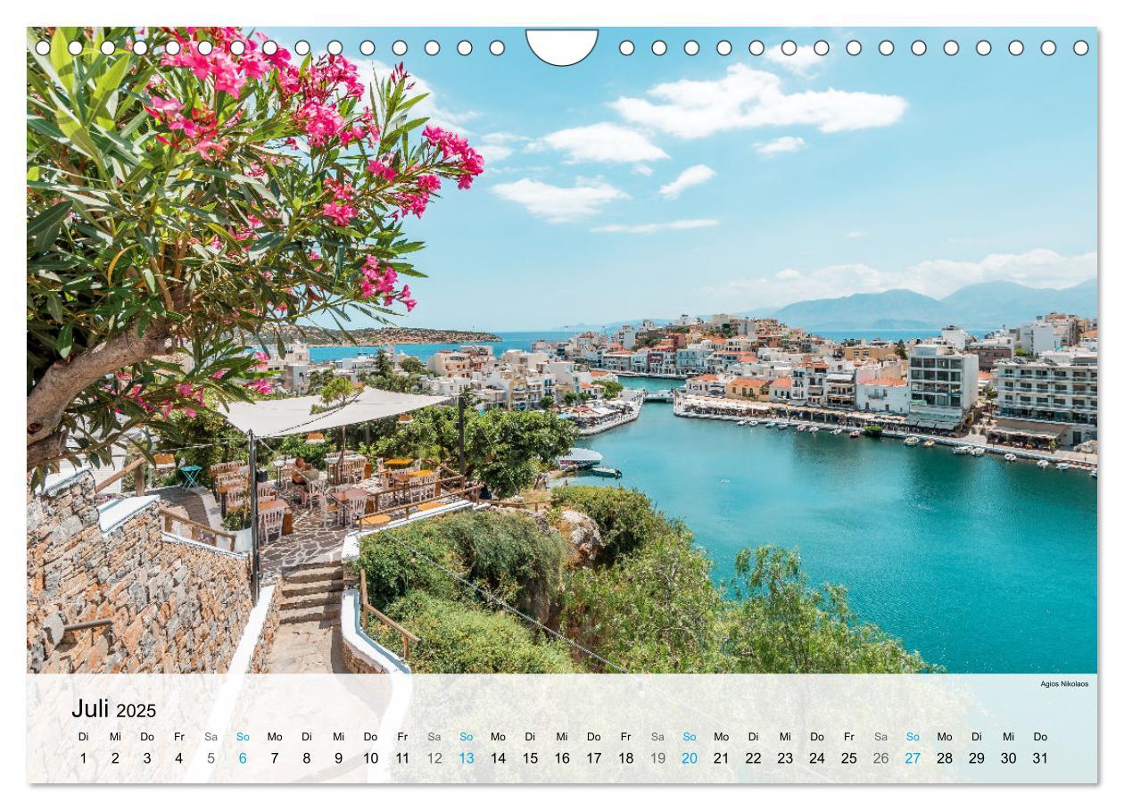 Bild: 9783383997396 | Kreta - Die Highlights der Insel (Wandkalender 2025 DIN A4 quer),...