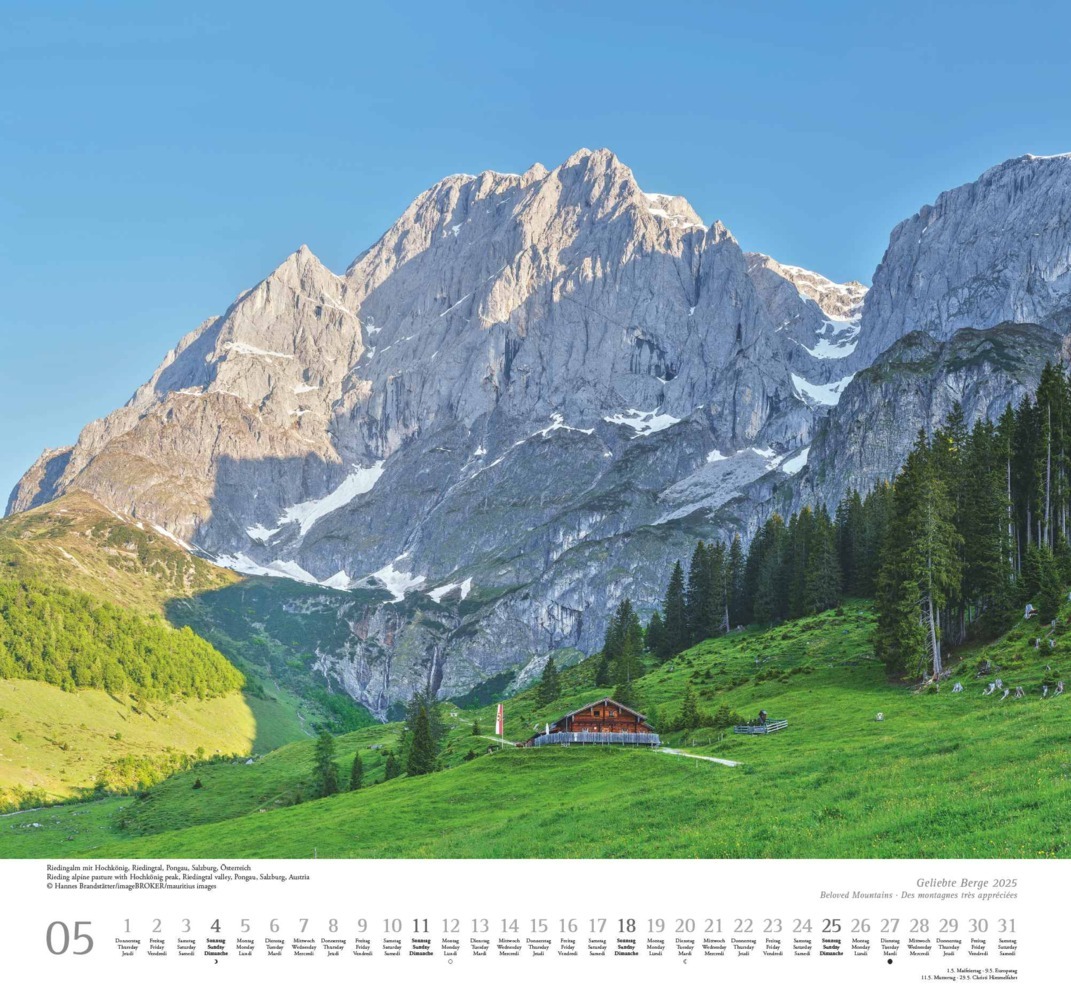 Bild: 4250809652689 | DUMONT - Geliebte Berge 2025 Wandkalender, 38x35,5cm,...