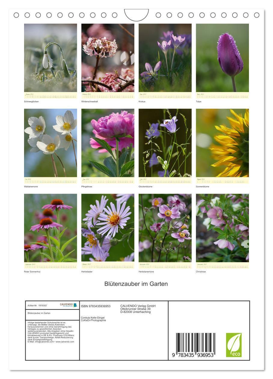 Bild: 9783435936953 | Blütenzauber im Garten (Wandkalender 2025 DIN A4 hoch), CALVENDO...