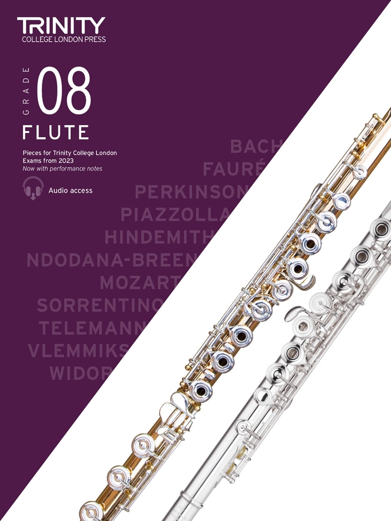 Cover: 9780857369673 | TCL Flute Exam Pieces from 2023: Grade 8 | Trinity College London