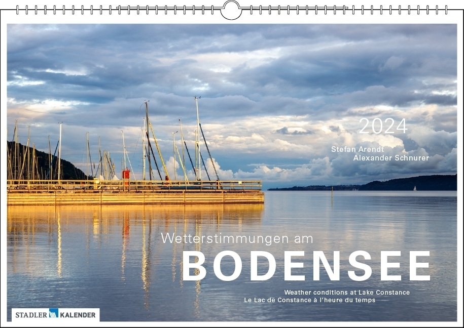 Cover: 9783861923060 | Wetterstimmungen am Bodensee 2024 | Stefan Arendt (u. a.) | Kalender
