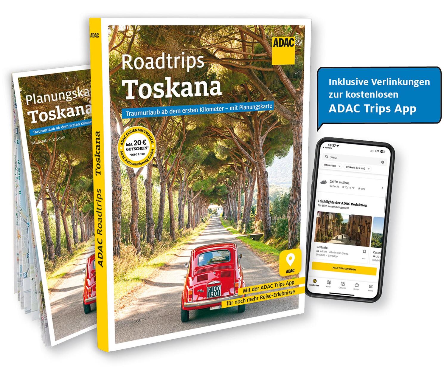 Cover: 9783986451110 | ADAC Roadtrips - Toskana | Taschenbuch | 192 S. | Deutsch | 2024