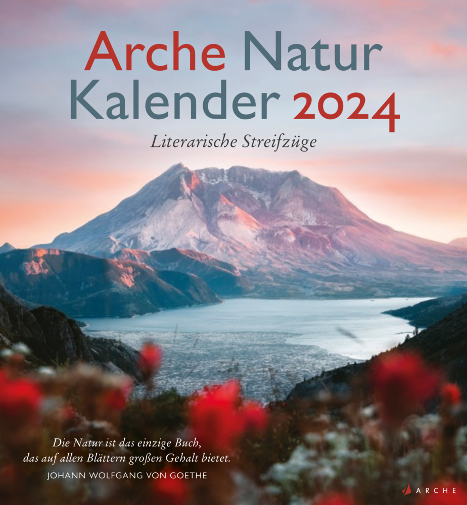 Cover: 9783716094228 | Arche Kalender Natur &amp; Literatur 2024 | Tobias Roth | Kalender | 32 S.