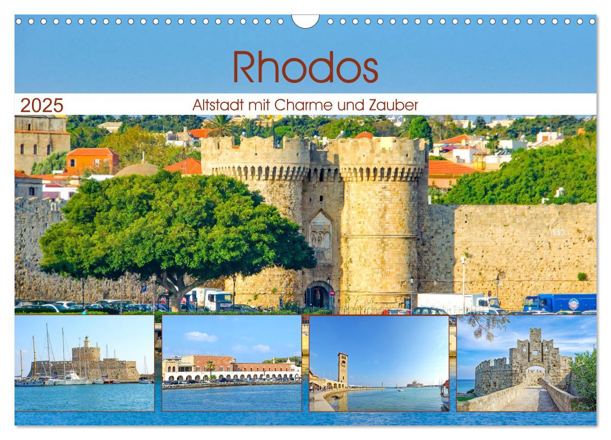 Cover: 9783435271665 | Rhodos - Altstadt mit Charme und Zauber (Wandkalender 2025 DIN A3...