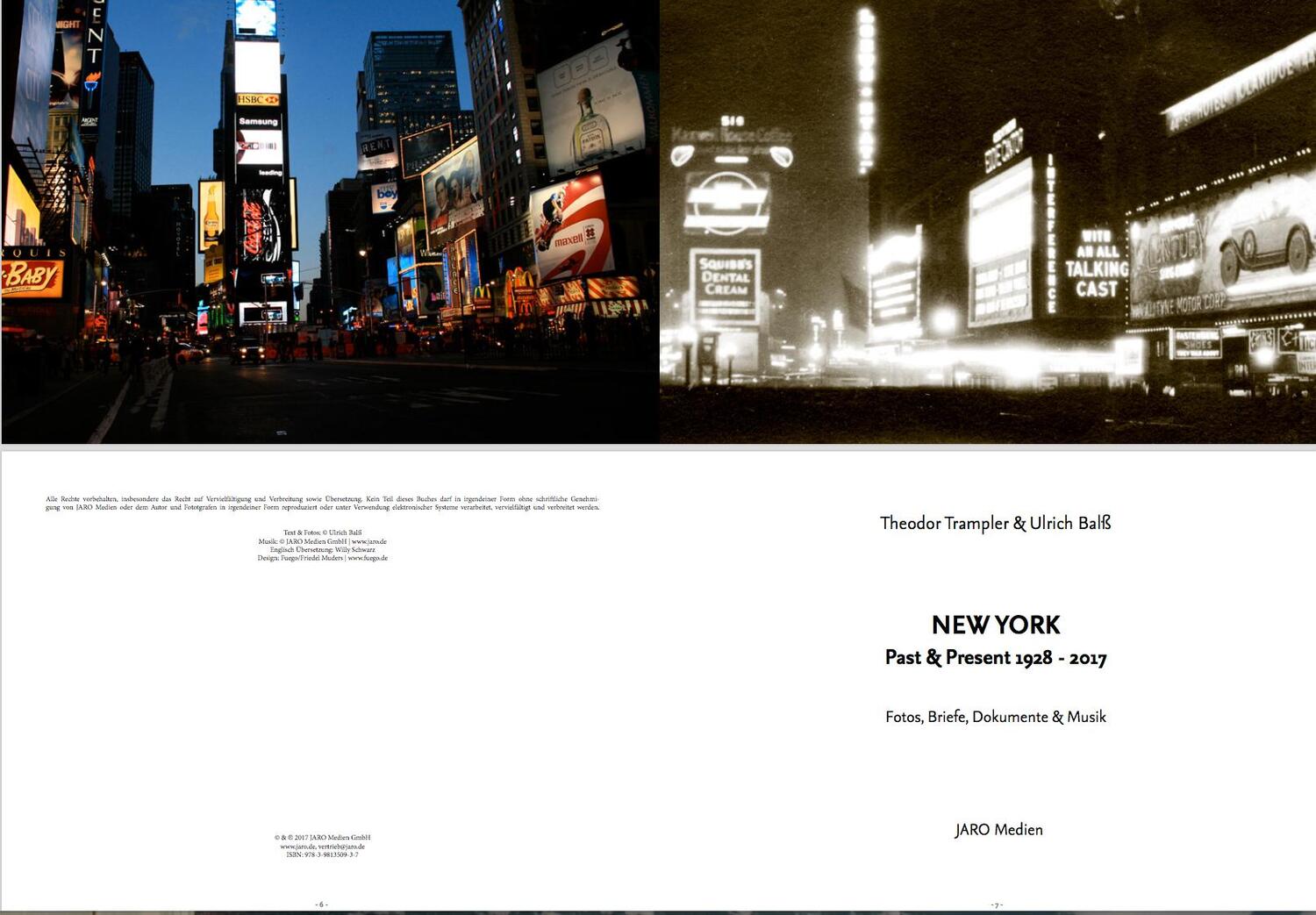 Bild: 9783981350937 | New York | Past & Present = 1928 till now | Ulrich Balß | Buch | 2018