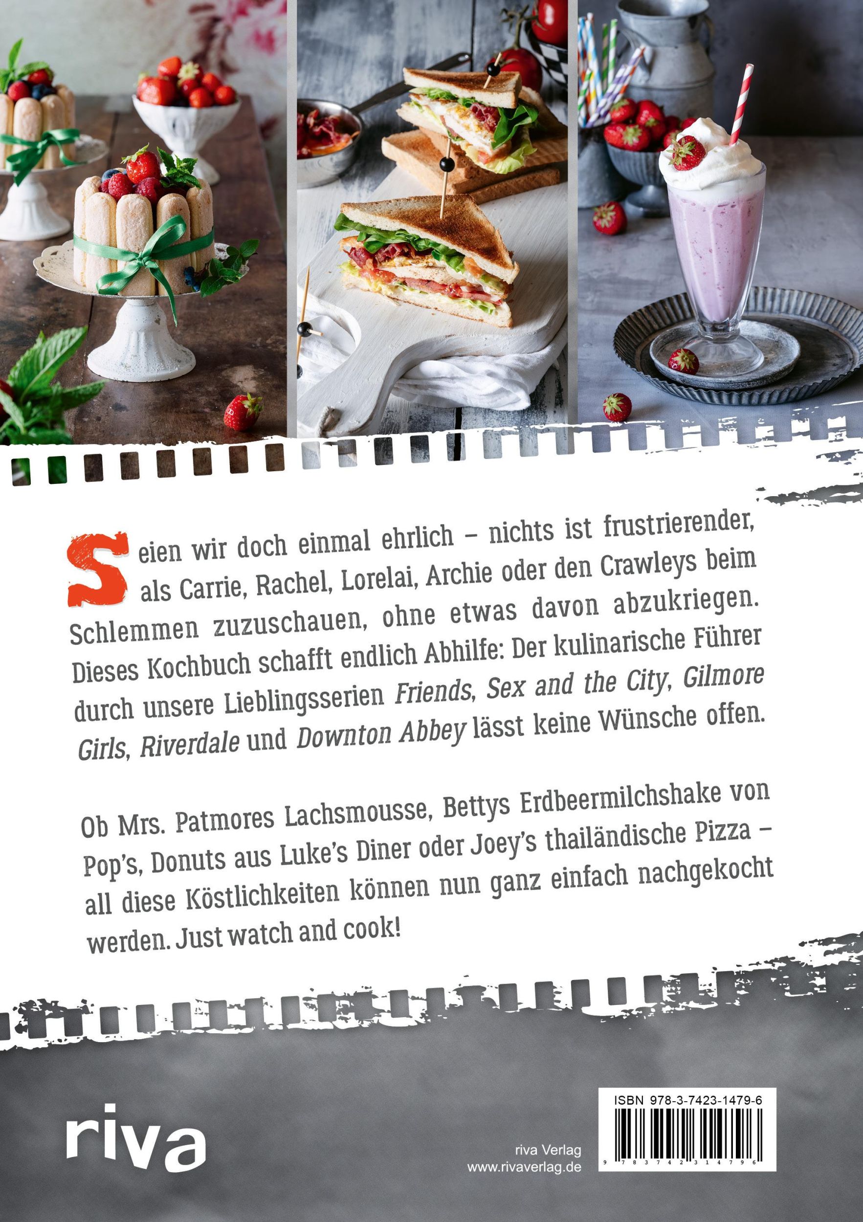 Rückseite: 9783742314796 | Watch &amp; Cook | 70 kultige Rezepte aus den beliebtesten Serien | Buch