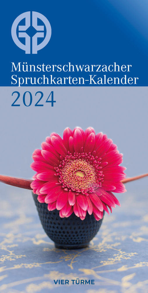 Cover: 9783736505032 | Münsterschwarzacher Spruchkarten-Kalender 2024 | Münsterschwarzach