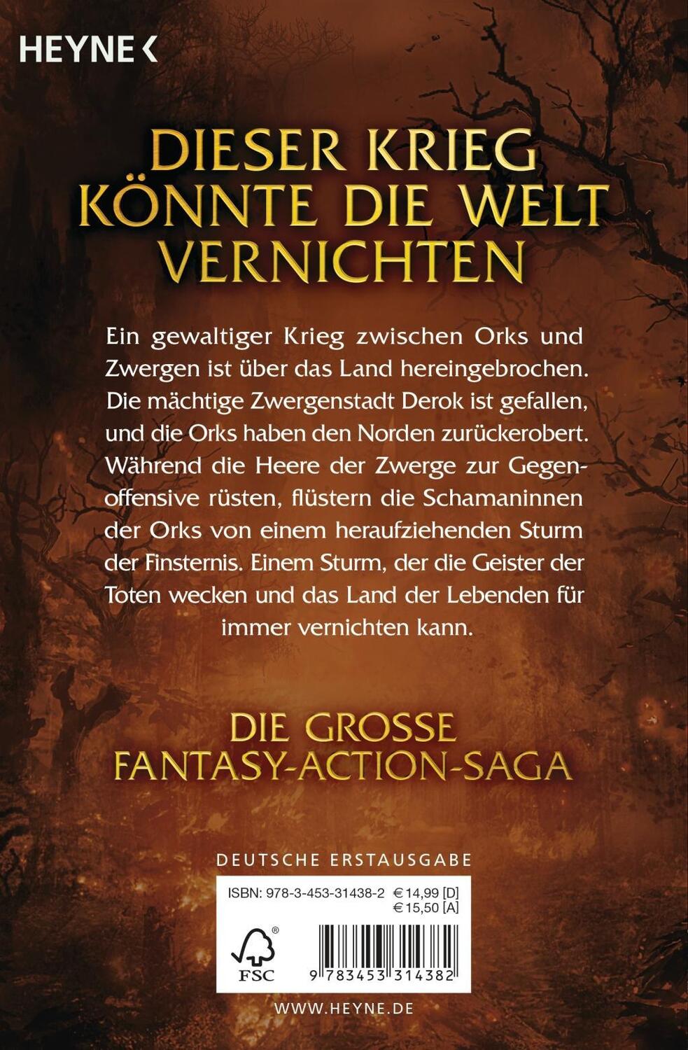 Bild: 9783453314382 | Orks vs. Zwerge 02 - Fluch der Dunkelheit | Roman | T. S. Orgel | Buch