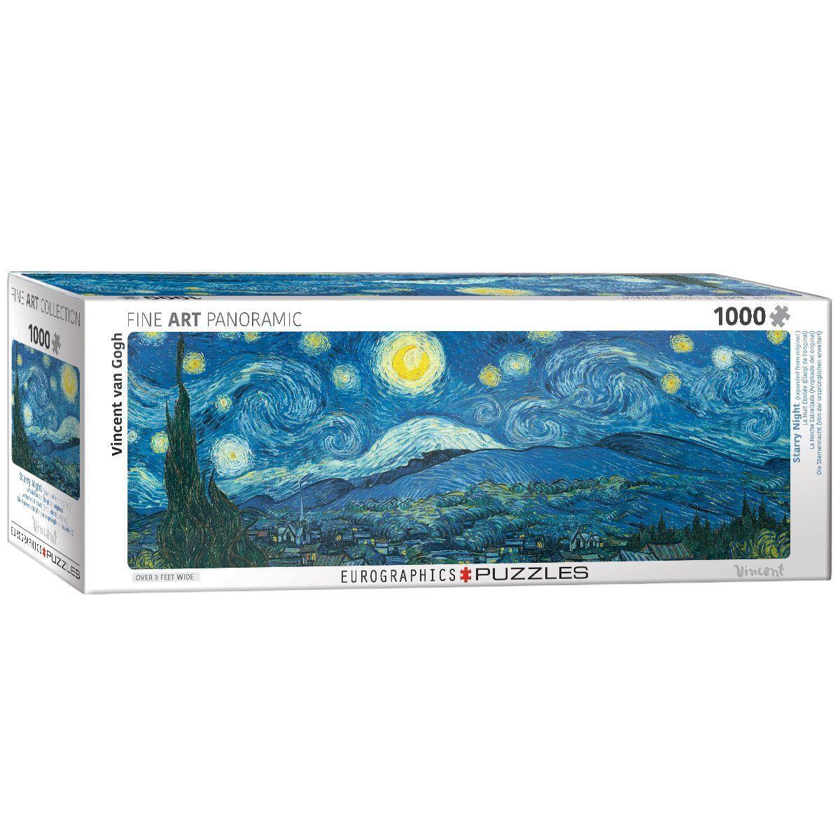 Cover: 628136653091 | Sternennacht Panorama 1000 Teile | Vincent Van Gogh | Spiel | Deutsch