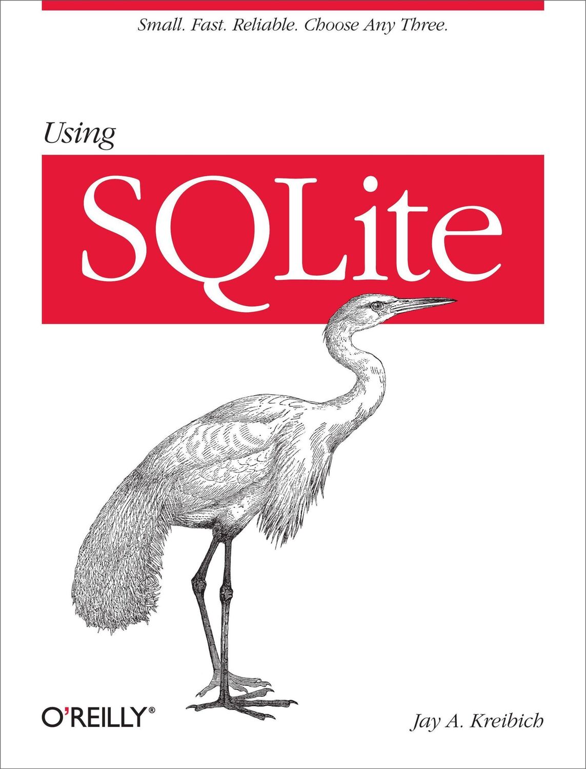 Cover: 9780596521189 | Using SQLite | Small. Fast. Reliable. Choose Any Three. | Jay Kreibich