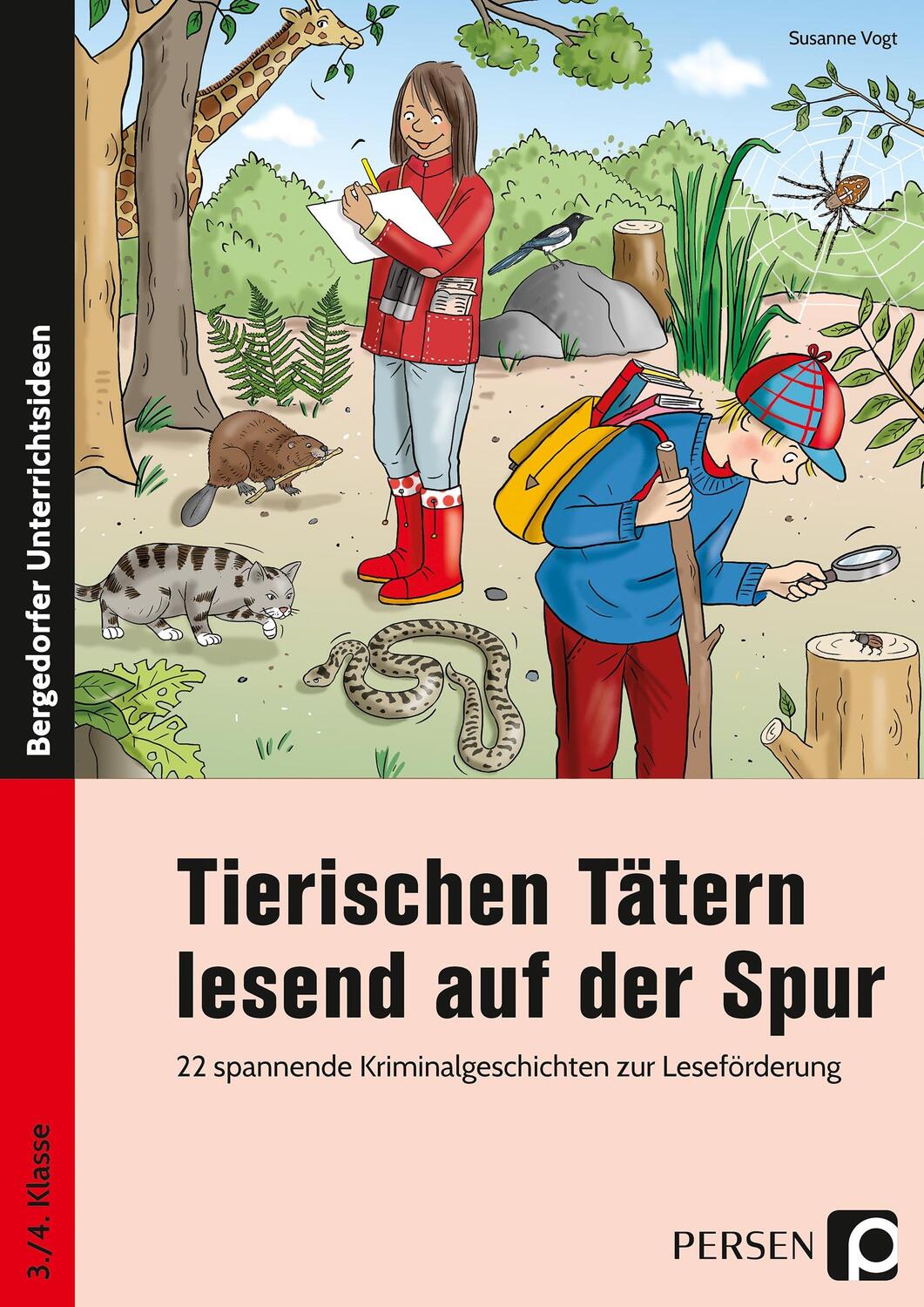 Cover: 9783403201311 | Tierischen Tätern lesend auf der Spur | Susanne Vogt | Taschenbuch