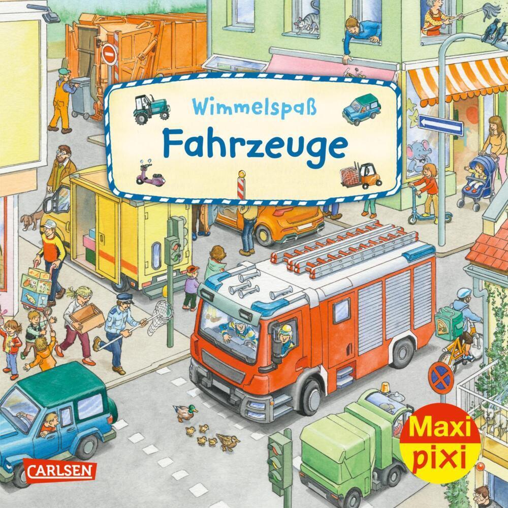Cover: 9783551033390 | Maxi Pixi 422: Wimmelspaß Fahrzeuge | Peter Friedl (u. a.) | Buch