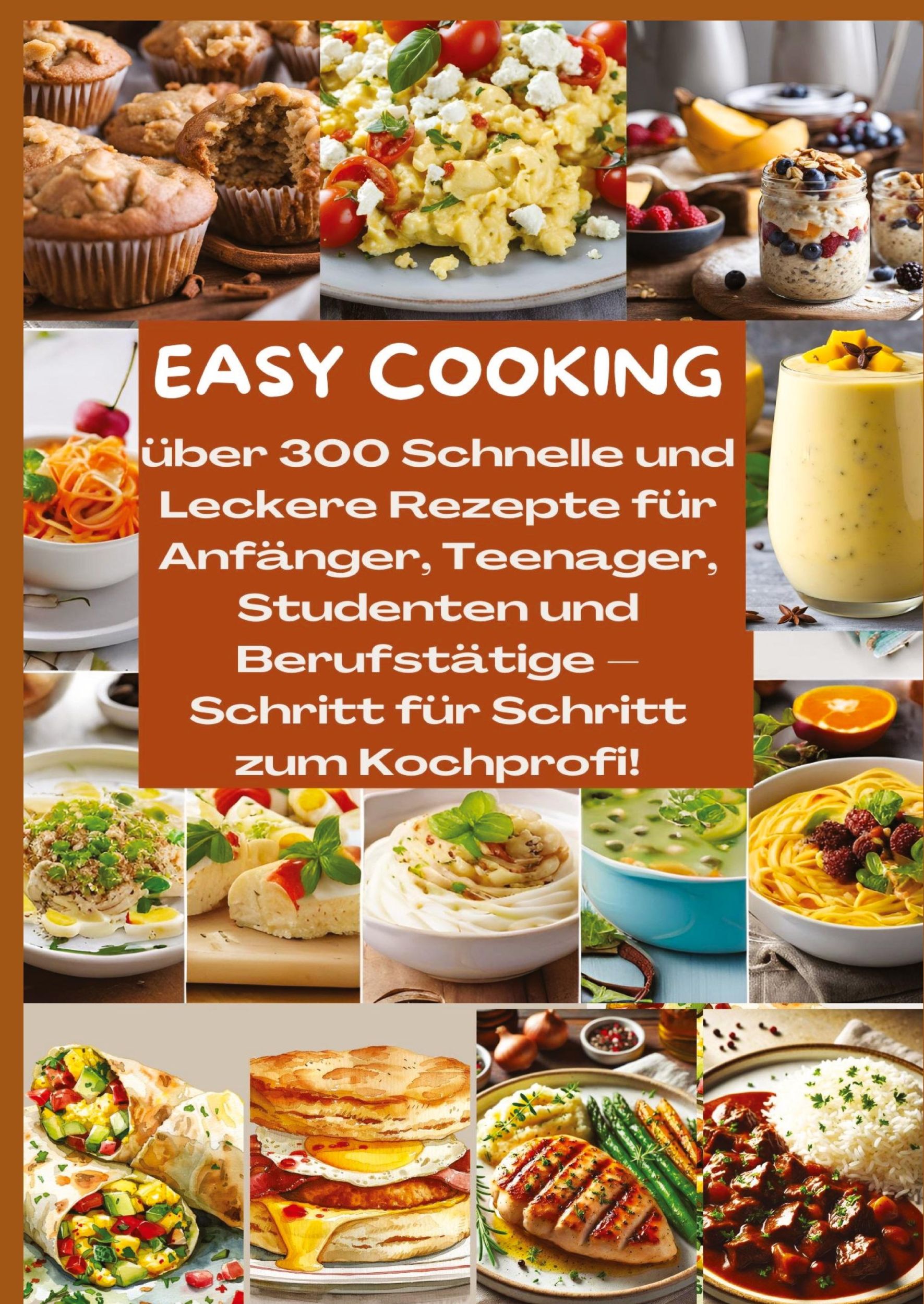 Cover: 9783384348883 | EASY COOKING: Über 300 Schnelle und Leckere Rezepte für Anfänger,...