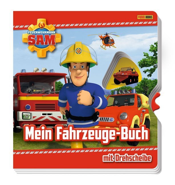 Cover: 9783833236808 | Feuerwehrmann Sam: Mein Fahrzeuge-Buch mit Drehscheibe | Buch | 14 S.
