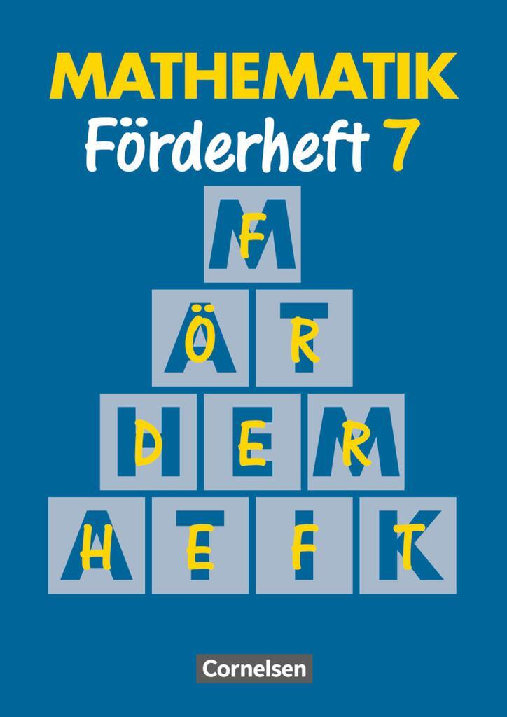 Cover: 9783464581575 | Mathematik. Neue Ausgabe für Sonderschulen. Förderheft 7. RSR | Buch