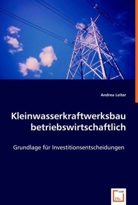 Cover: 9783639019971 | Kleinwasserkraftwerksbau betriebswirtschaftlich | Andrea Leiter | Buch