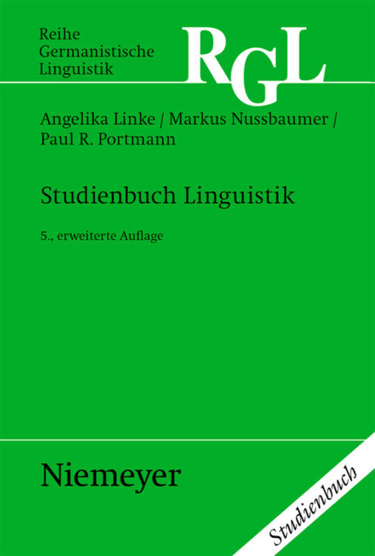 Cover: 9783484311213 | Studienbuch Linguistik | Angelika Linke (u. a.) | Buch | 2004