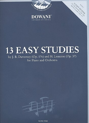 Cover: 9783905476620 | 13 Easy Studies for Piano and Orchestra | Dowani 3 Tempi Play Along