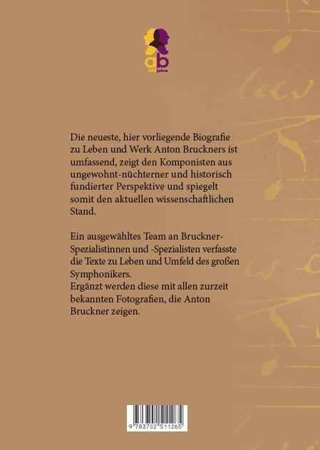 Rückseite: 9783702511265 | Anton Bruckner | Eine Biografie | Klaus Petermayr (u. a.) | Buch
