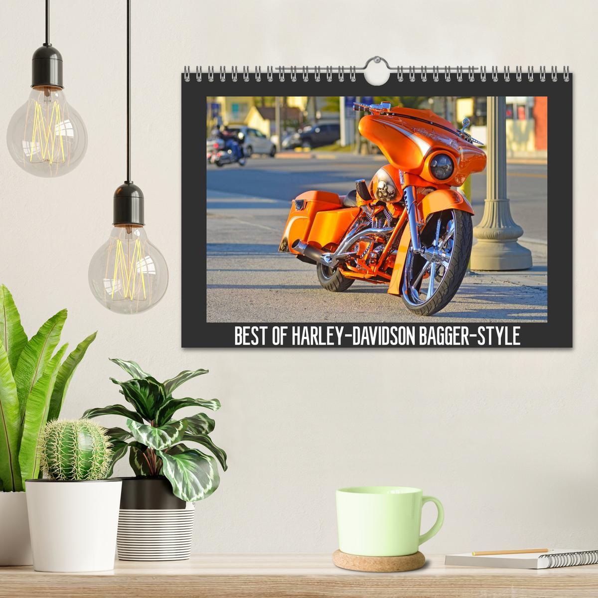 Bild: 9783435788743 | BEST OF HARLEY-DAVIDSON BAGGER-STYLE (Wandkalender 2025 DIN A4...