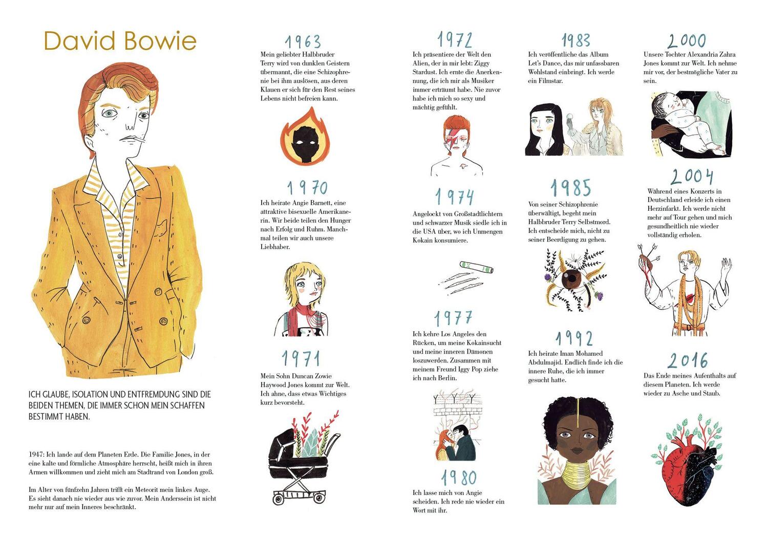 Bild: 9783453273023 | Bowie | Ein illustriertes Leben | María Hesse | Buch | 168 S. | 2020