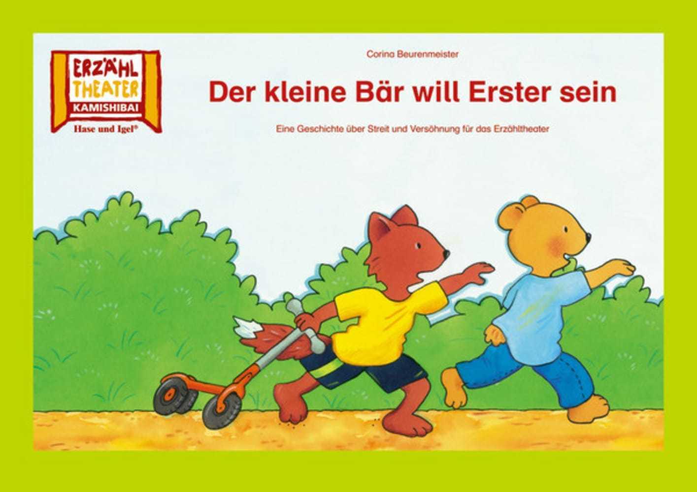 Cover: 4260505830595 | Der kleine Bär will Erster sein / Kamishibai Bildkarten | Box | 7 S.