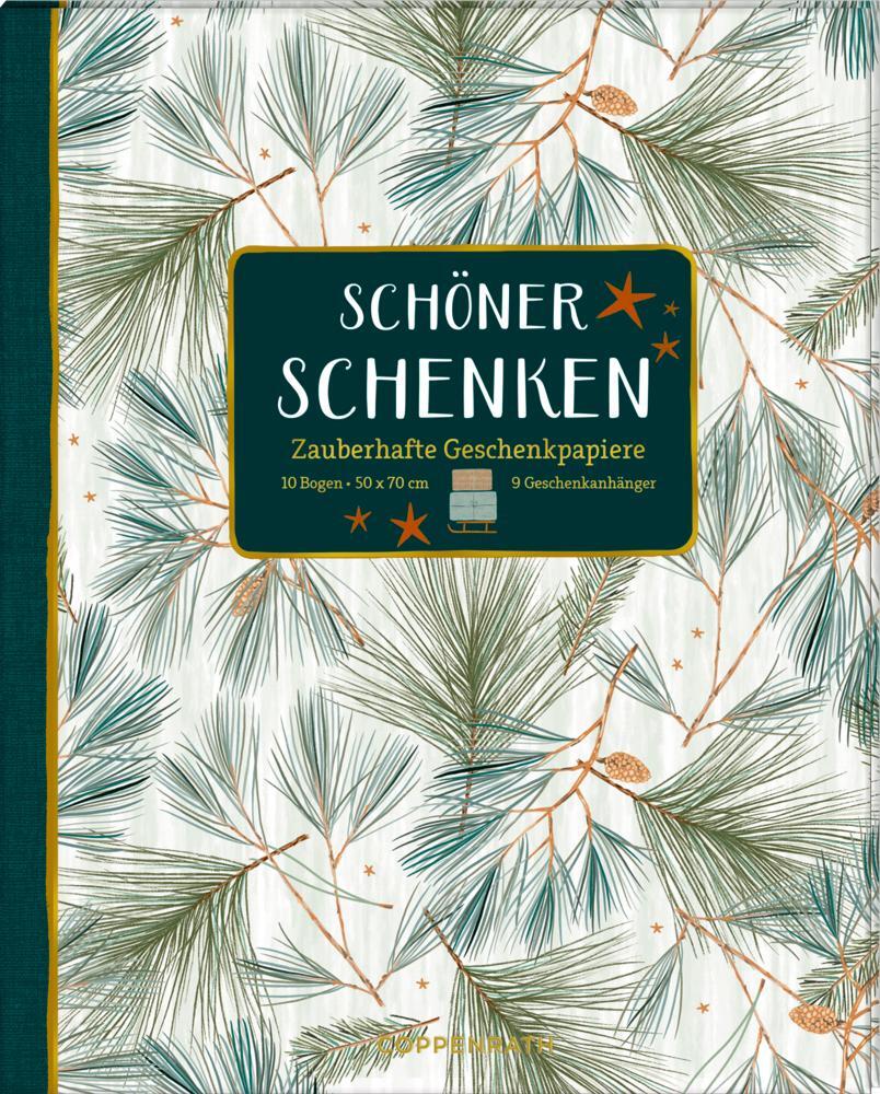 Cover: 4050003726168 | Geschenkpapier-Buch Schöner schenken - Zauberhafte Geschenkpapiere