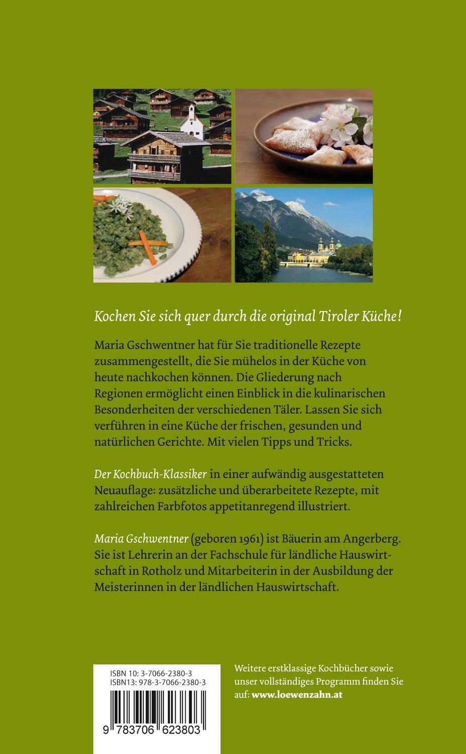 Bild: 9783706623803 | Tiroler Bäuerinnen kochen | Einfach gute Rezepte | Maria Gschwentner