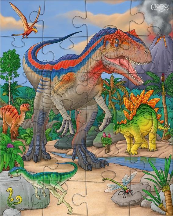 Bild: 4010168231587 | Puzzles Dinosaurier | Spiel | Deutsch | 2017 | HABA