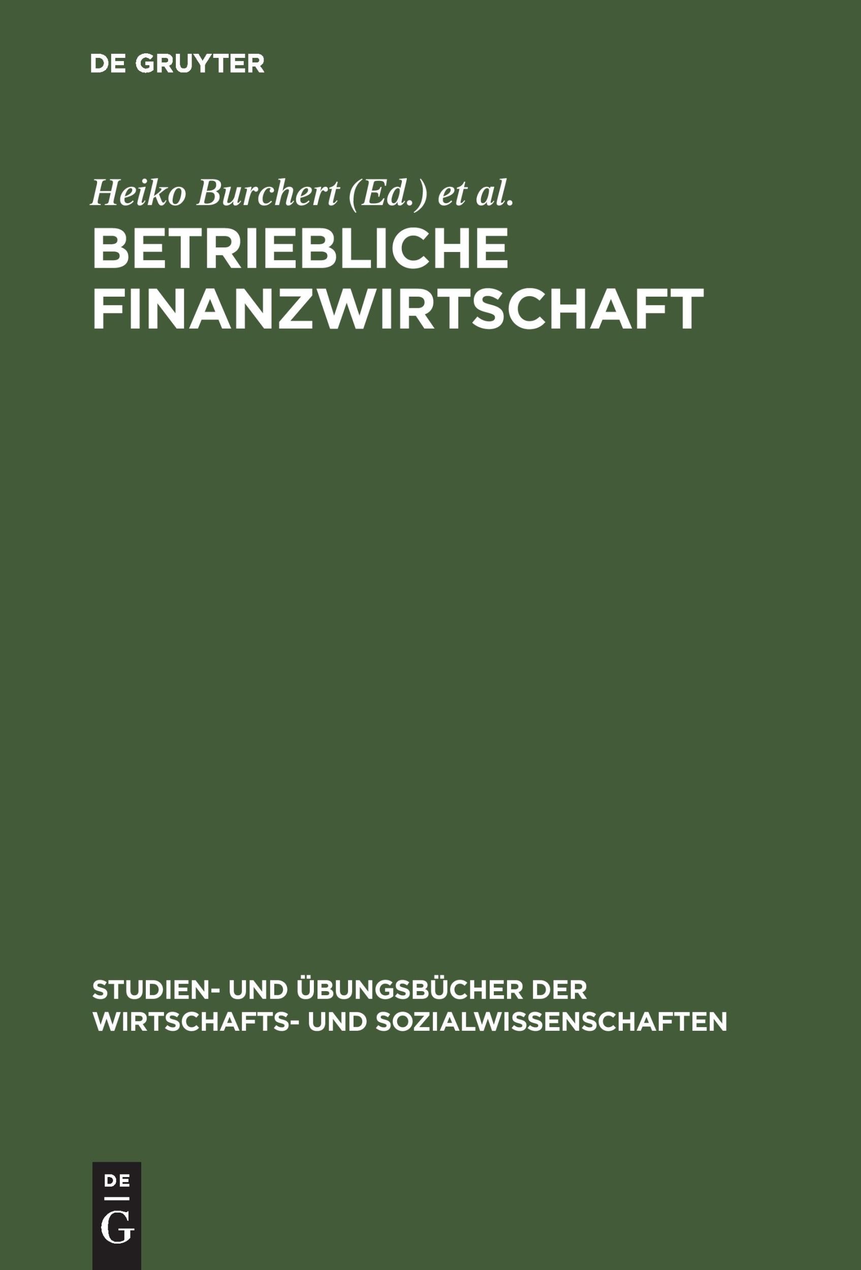 Cover: 9783486248630 | Betriebliche Finanzwirtschaft | Aufgaben und Lösungen | Hering (u. a.)