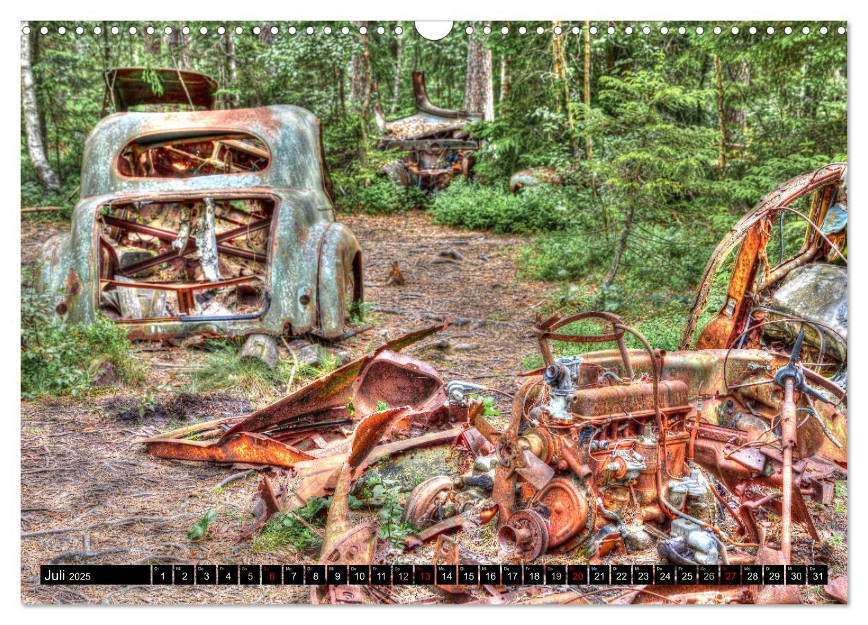 Bild: 9783383938795 | Autofriedhof Ryd (Wandkalender 2025 DIN A3 quer), CALVENDO...