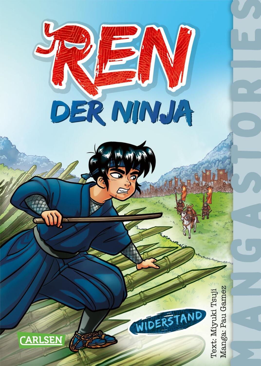 Cover: 9783551656551 | REN, der Ninja Band 2 - Widerstand | Miyuki Tsuji | Buch | 256 S.