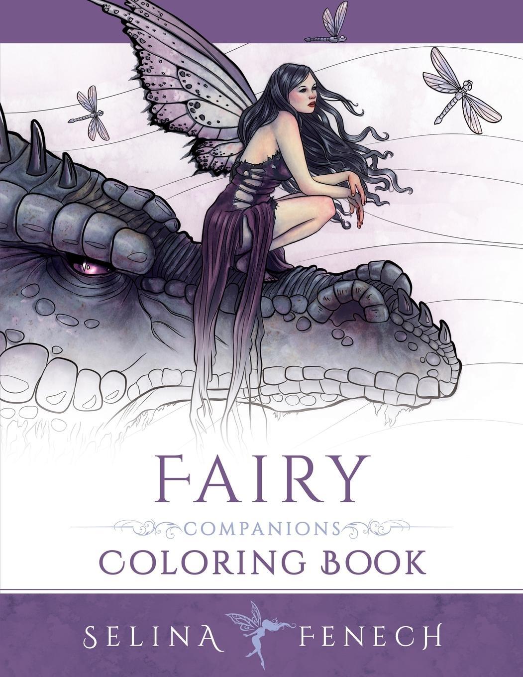 Cover: 9780994355447 | Fairy Companions Coloring Book - Fairy Romance, Dragons and Fairy Pets