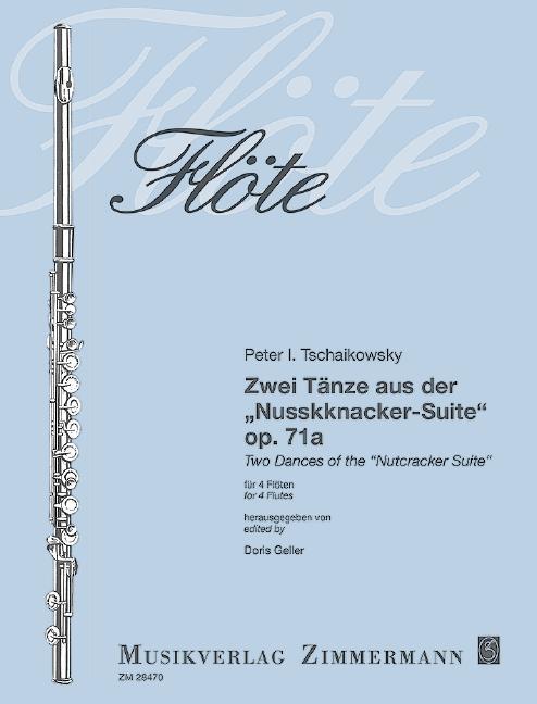 Cover: 9790010284705 | Two Dances | op. 71a. 4 Flöten. Partitur und Stimmen.