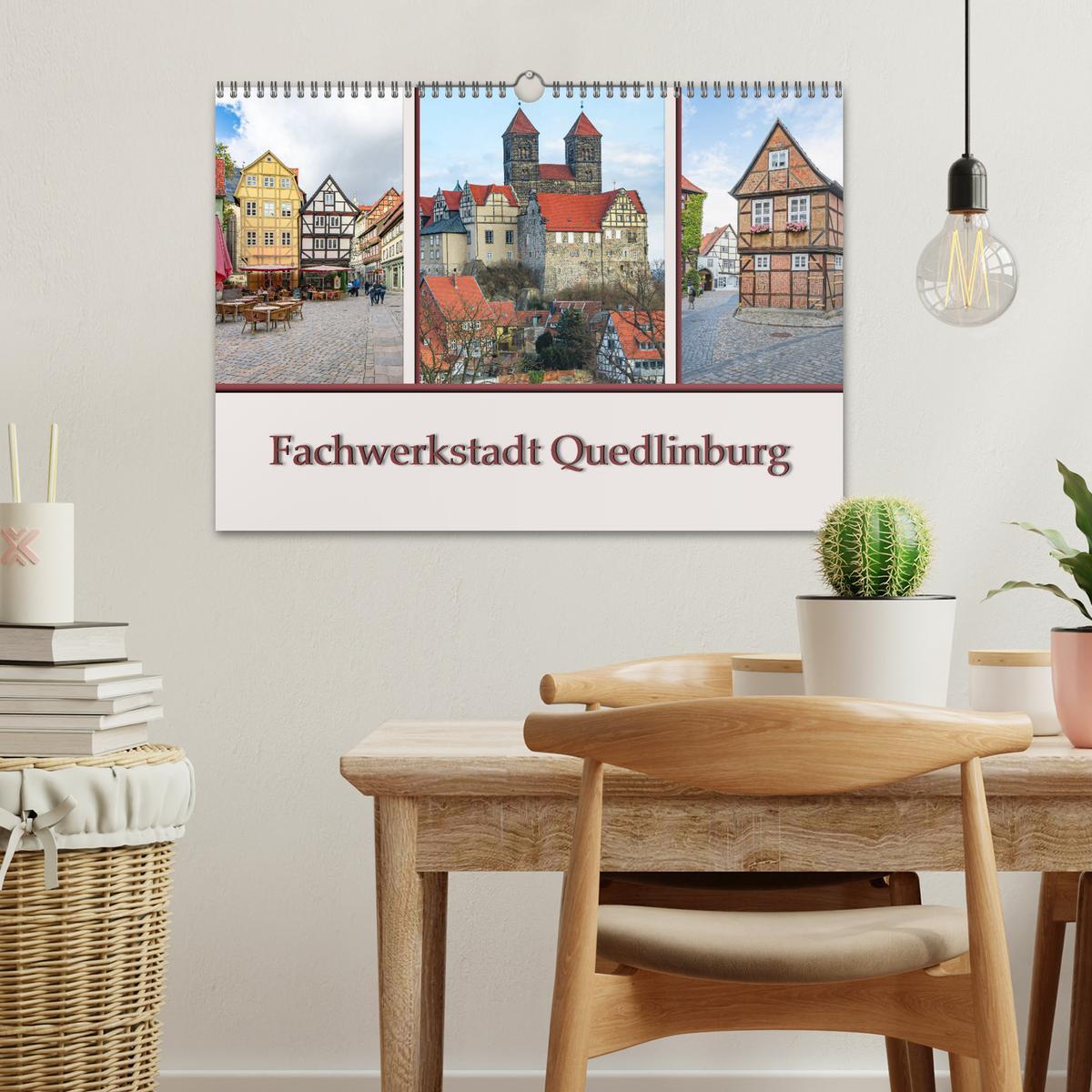 Bild: 9783435222711 | Fachwerkstadt Quedlinburg (Wandkalender 2025 DIN A3 quer), CALVENDO...