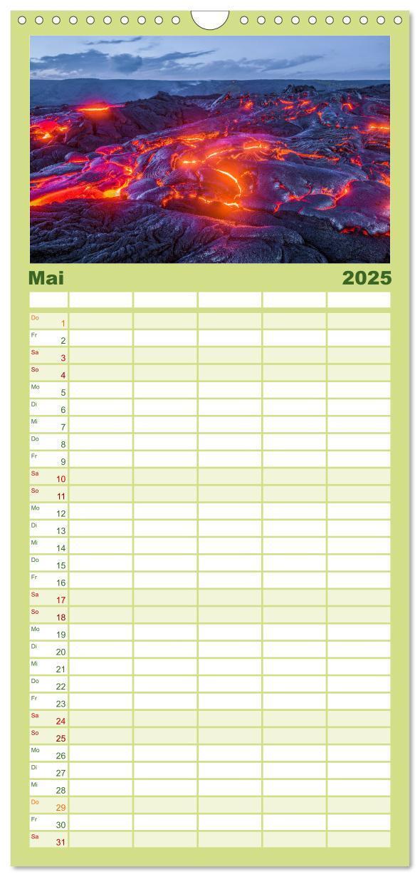 Bild: 9783457094136 | Familienplaner 2025 - Hawaii Traumziel mit 5 Spalten (Wandkalender,...