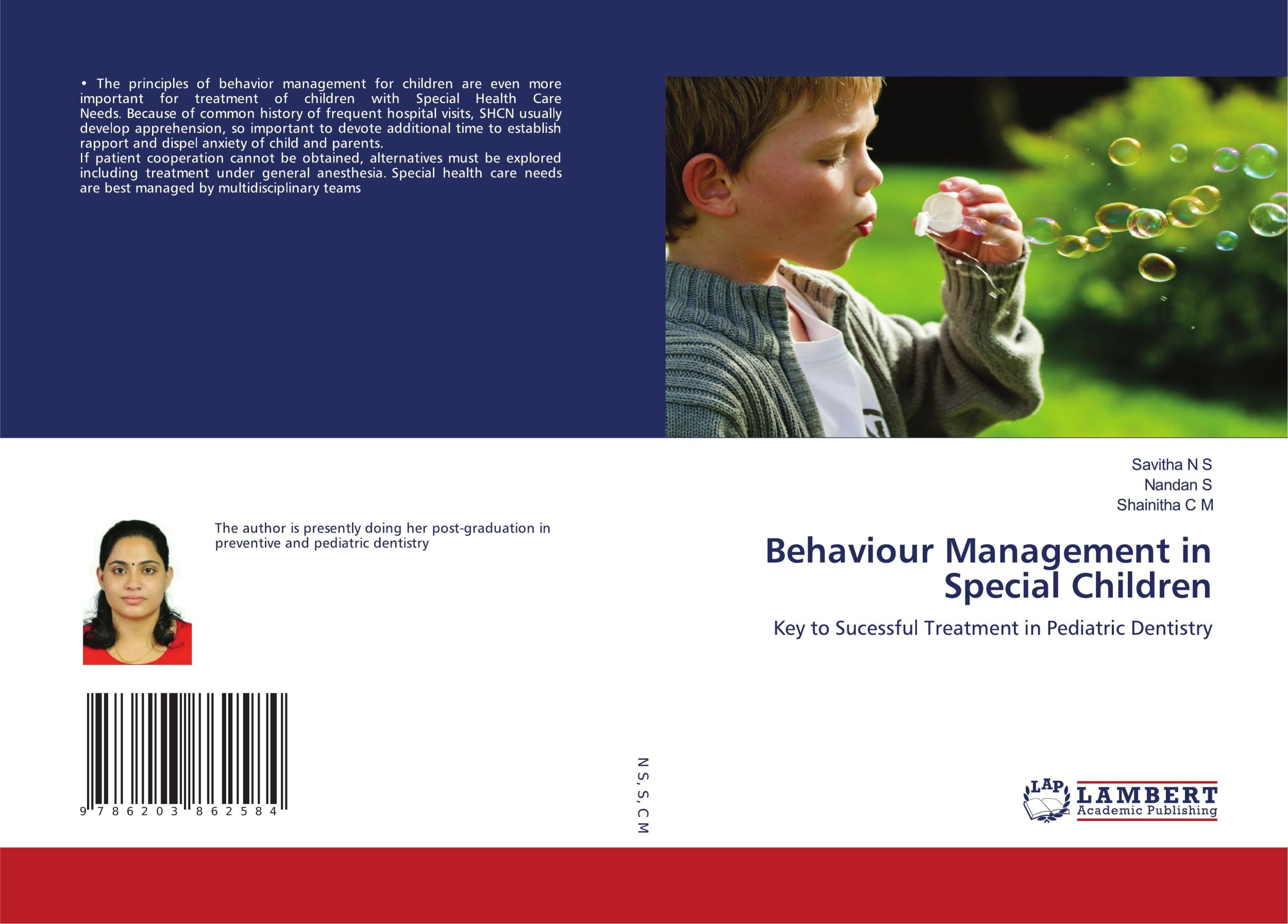 Cover: 9786203862584 | Behaviour Management in Special Children | Savitha N S (u. a.) | Buch