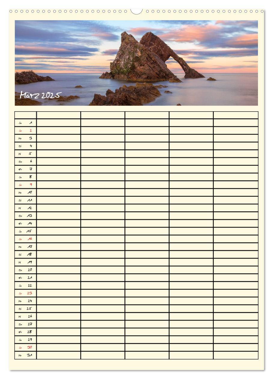 Bild: 9783457038345 | Urlaubsparadiese - Familienplaner (Wandkalender 2025 DIN A2 hoch),...